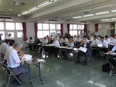 施工業者の方から説明 施工業者の方から説明