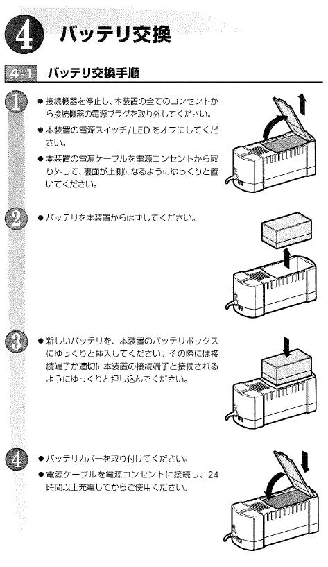 バッテリー交換